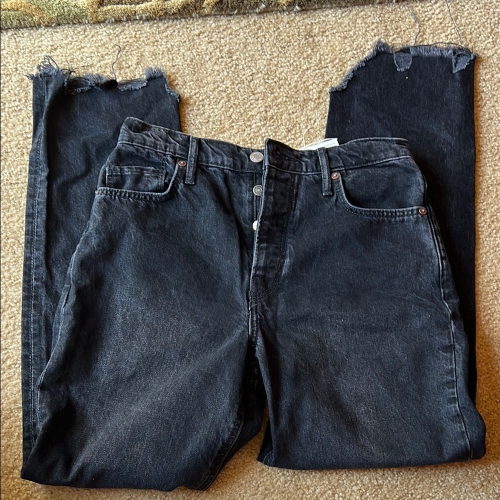 We The Free Black Straight Jeans Classic Style